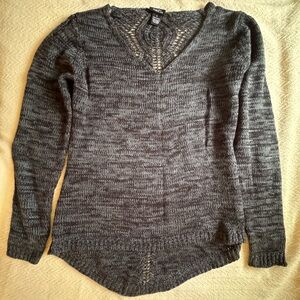 Rue21 Charcoal V-Neck Sweater